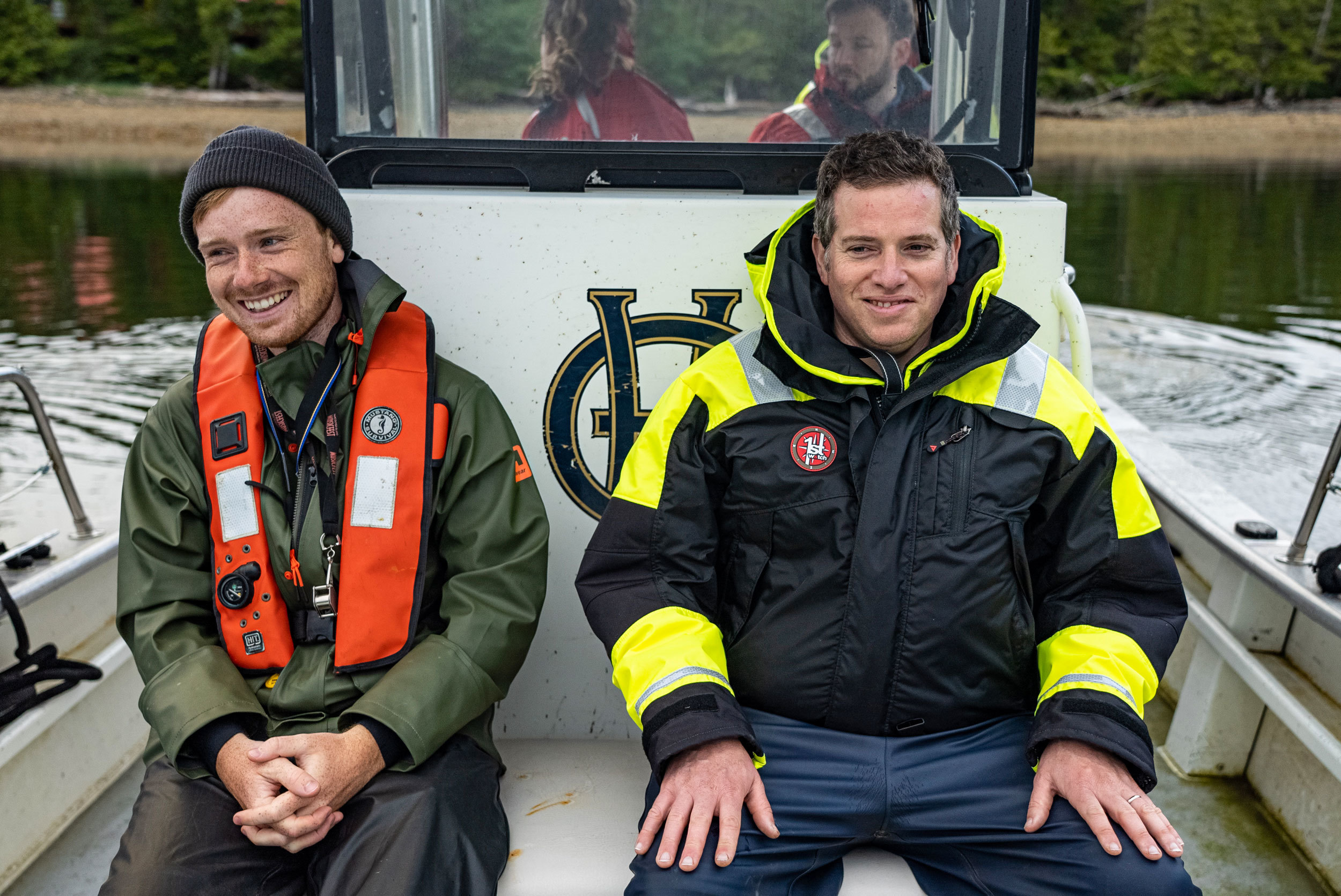 Boats and boating--Equipment and supplies, Motor vehicle, Outdoor recreation, Water, Smile, Boat, Workwear, Vertebrate, Watercraft, Lifejacket